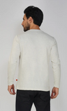 Mebadass Cotton Men's Fullsleeve Regular Size T-shirt - Light Grey